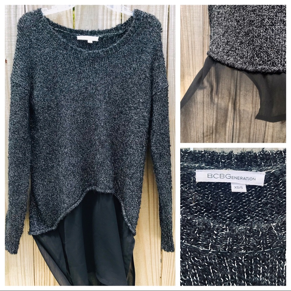 Black Comb Pull-Over